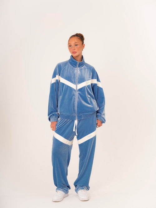 VLEATHER BABY BLU TRACK SUIT BOTTOMS